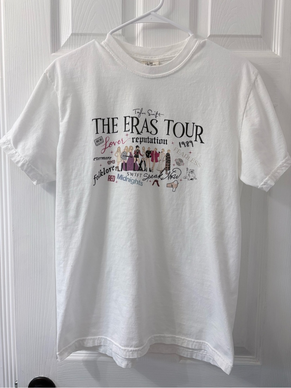 Comfort Colors White Tag Taylor Swift Tee